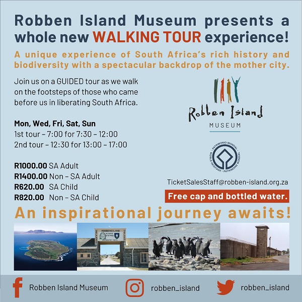 robben island Walking Tour Poster